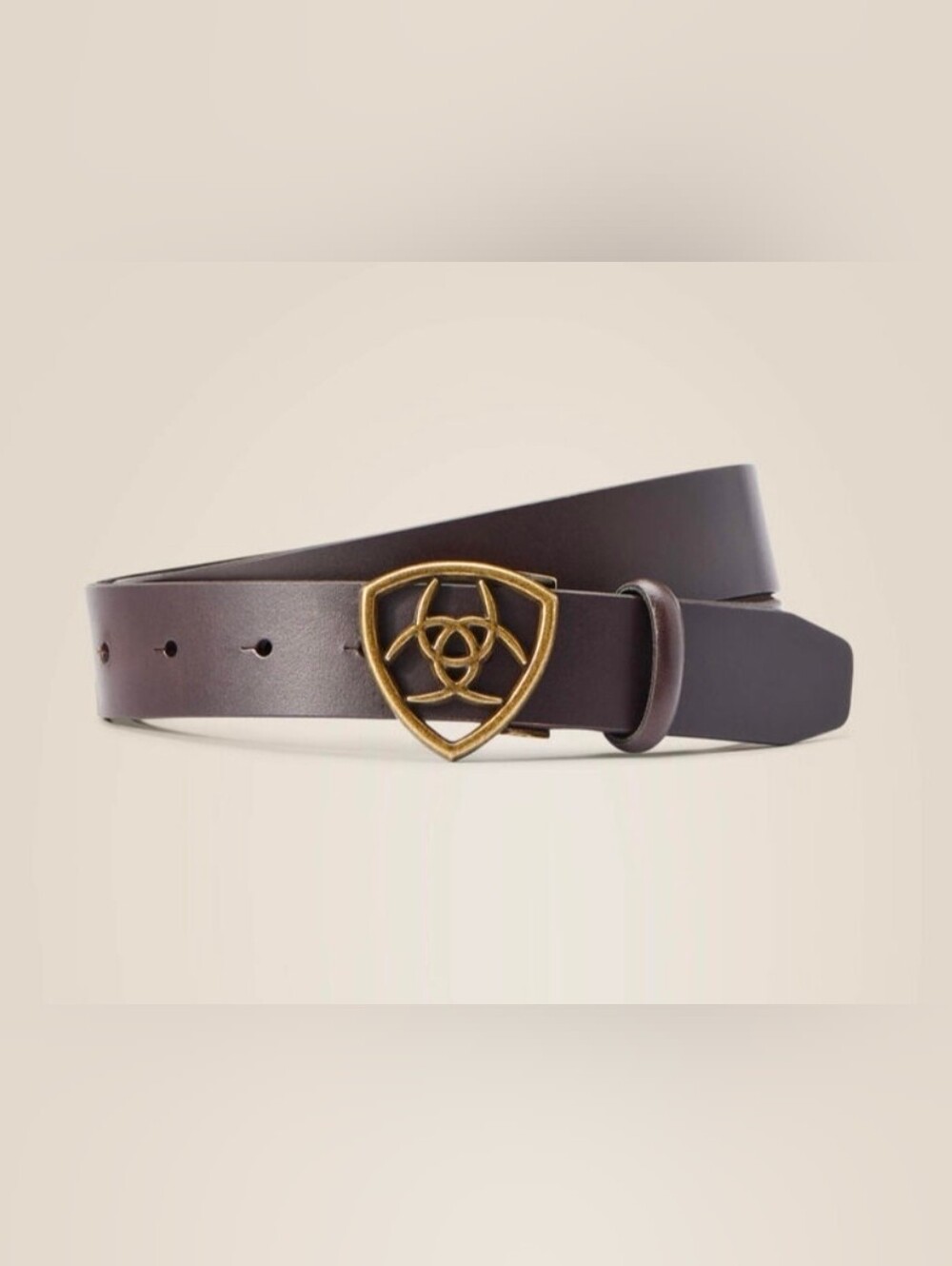 Ariat The Shield Belt In Cocoa Color. Small Unisex, NEW